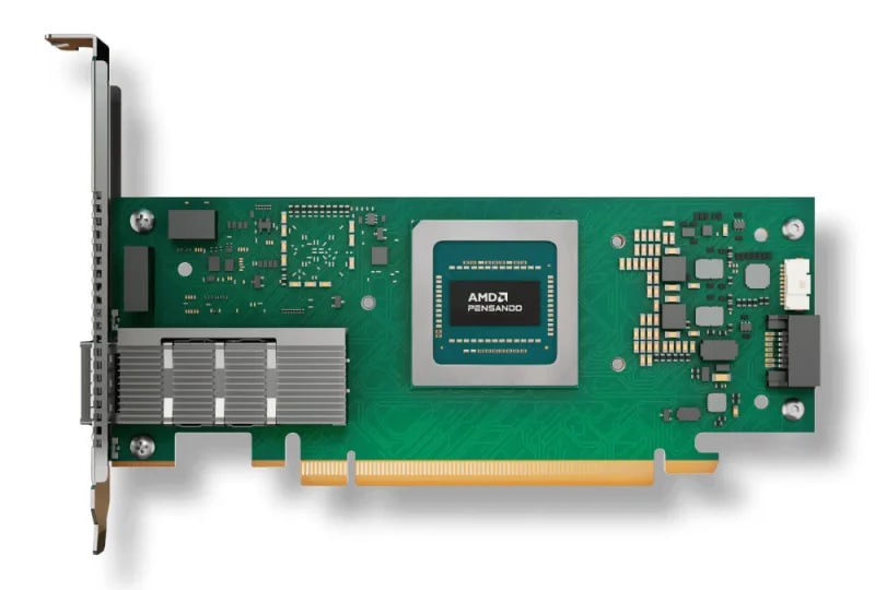 AMD представила программируемую AI-сетевую карту Pensando Pollara 400
AMD выпустила сетевую карту Pensando Pollara 400 AI NIC — первую полностью программируемую AI-карту, соответствующую стандартам Ul... | Сетка — социальная сеть от hh.ru