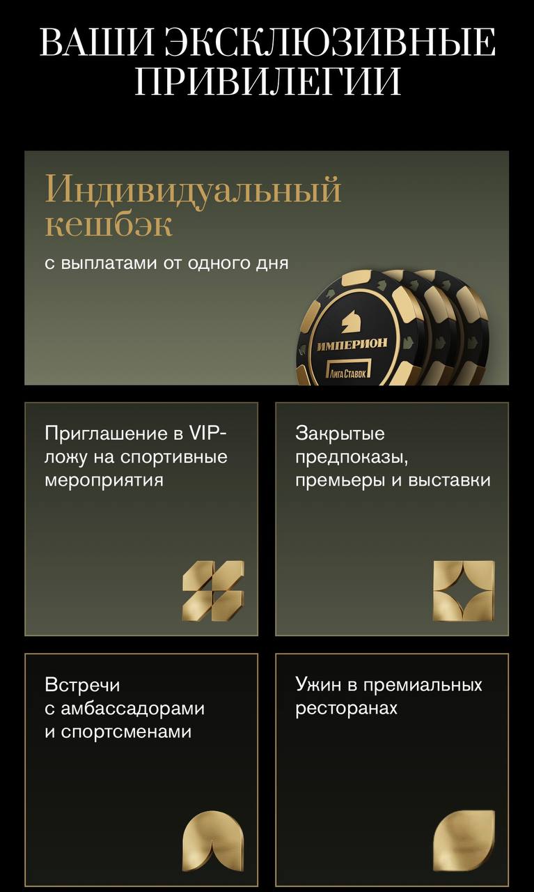🔥 Лига Ставок сделала ребрендинг VIP-клуба!
🌧 БК изменила нейминг и дизайн для супервипов
Статусы и условия в программе лояльности сохранились.
Фишка — отдельная страничка для премиальных клиентов | Сетка — социальная сеть от hh.ru