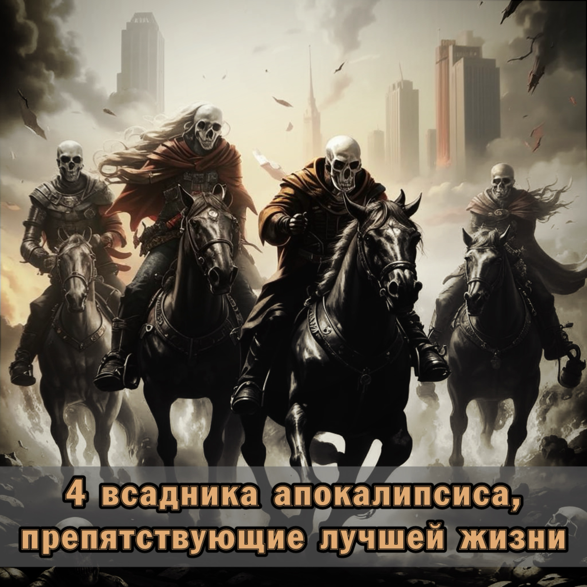 ⚠️ 4 всадника апокалипсиса, препятствующих лучшей жизни
Что мешает людям вовремя и выгодно приобрести квартиру, тем самым улучшить качество своей жизни. Это 4 всадника апокалипсиса покупки:
1 | Сетка — социальная сеть от hh.ru