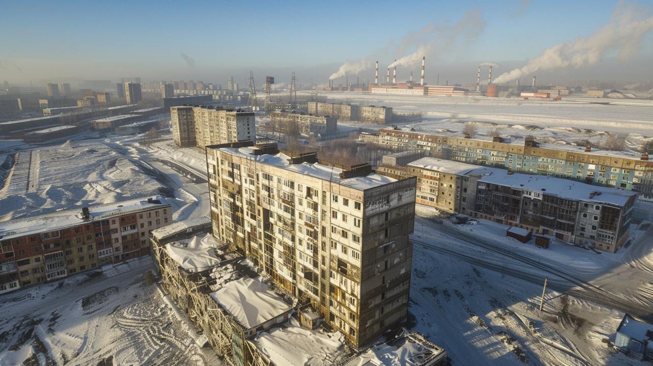📍Норильск. Очередной обвал грунта в районе Талнах.
⠀
Город стоит на вечной мерзлоте, но мерзлота уже не вечная.
Подтаивает, проседает, рвёт опоры.
⠀
И каждый такой обвал — не внезапность | Сетка — социальная сеть от hh.ru
