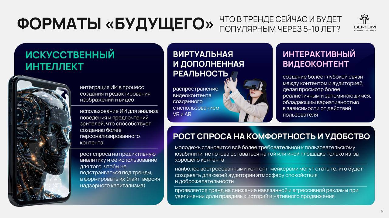 ⚡️ Молодёжь привлекает визуальный контент
🔣 На Российском форуме индустрии дизайна Яна Ширяева из ВЦИОМ представила исследование о визуальном коде молодых россиян, угрозах и рисках для них, а также об... | Сетка — социальная сеть от hh.ru