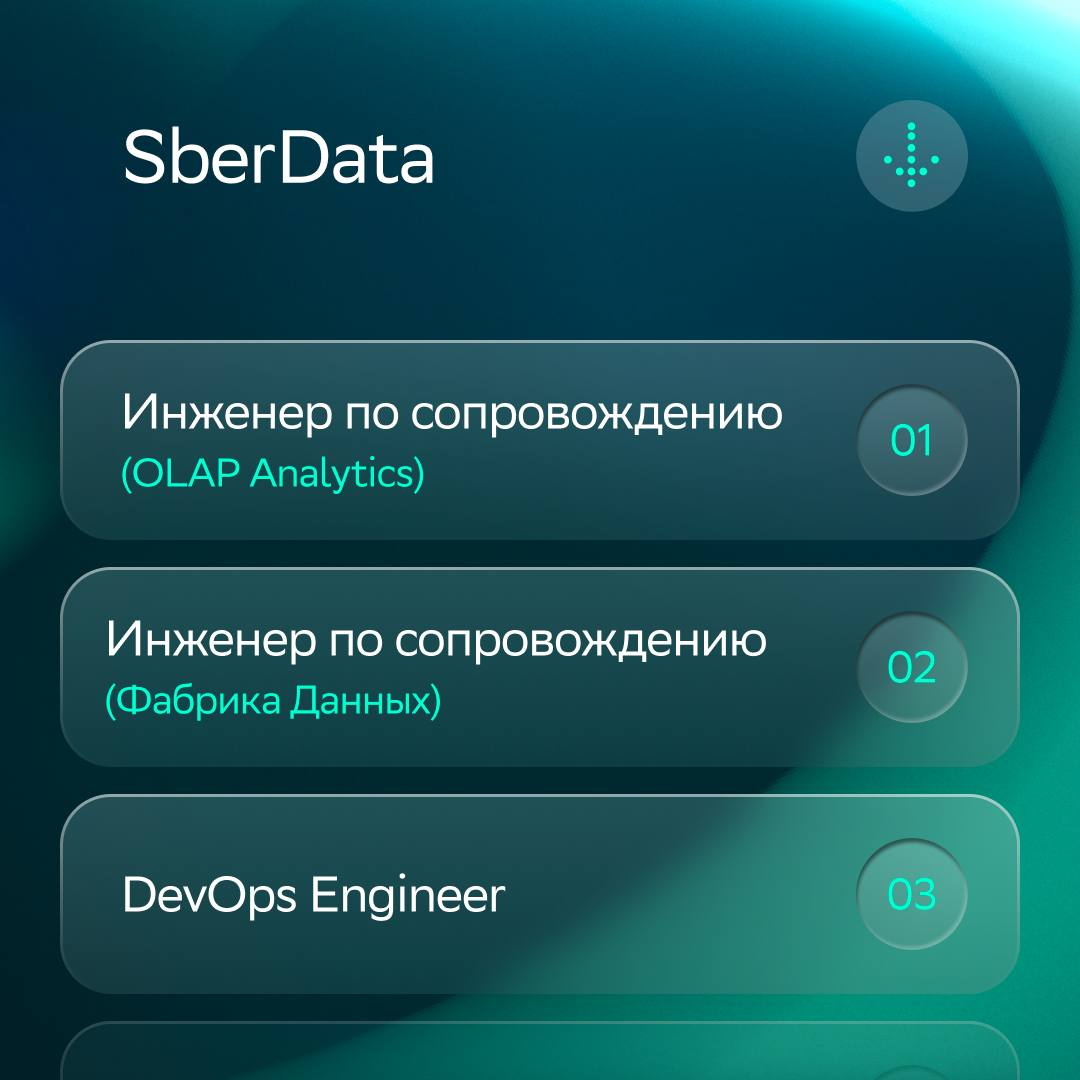 Загрузка карьерных перспектив выполнена успешно ✅
Тебе выпали вакансии команды SberData! Департамент управляет крупнейшим в стране хранилищ данных — более 250 ПБ 🔥
Откликайся прямо сейчас:
🟢Инженер по... | Сетка — социальная сеть от hh.ru