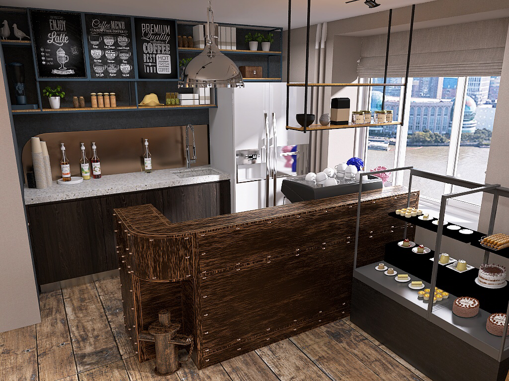 Дизайн кофейни в стиле лофт | Сетка — социальная сеть от hh.ru