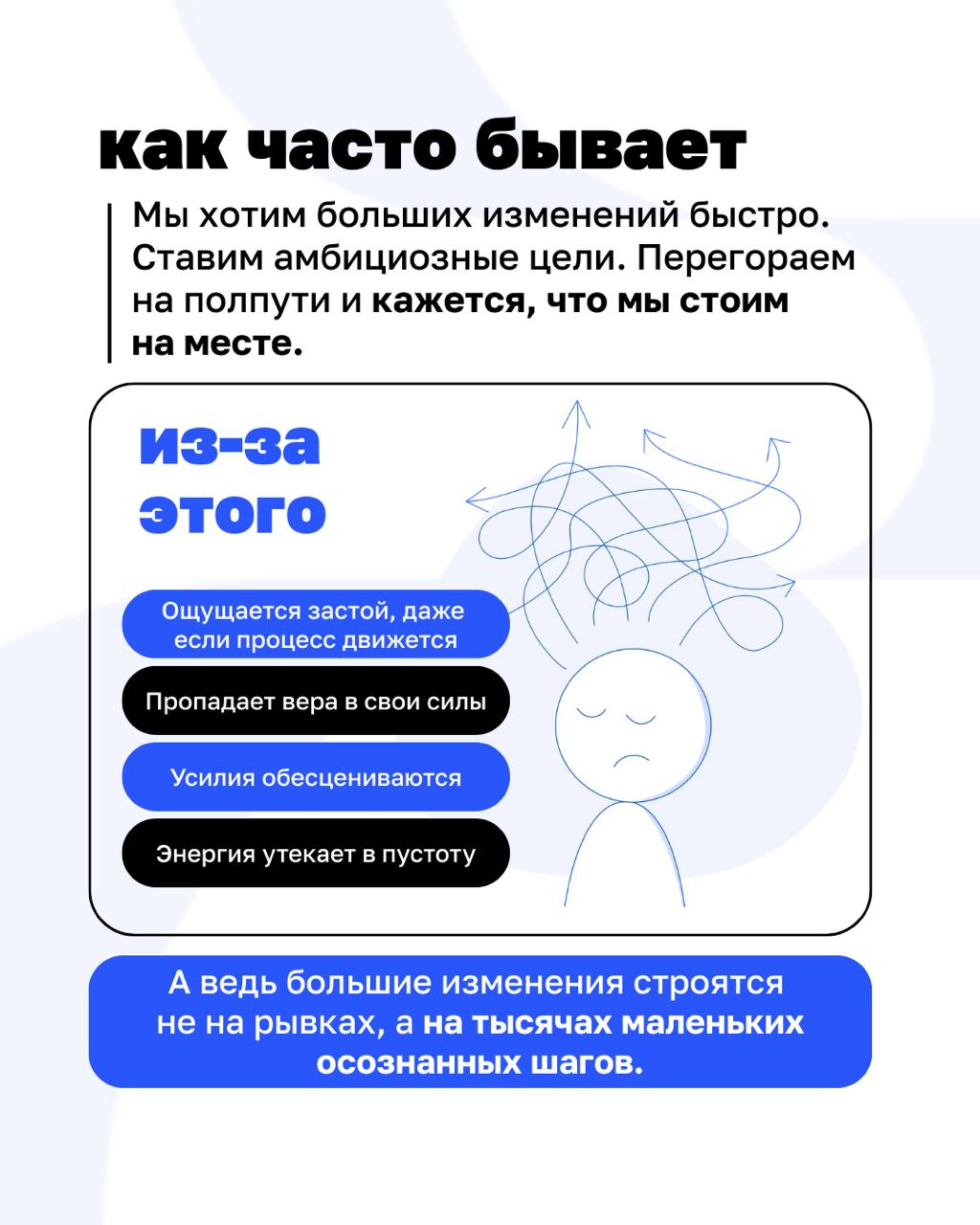 Когда мы строим бизнес, легко попасть в ловушку — видеть только крупные результаты.
Новый рынок. Десятки миллионов оборота. Прорывной продукт. Но сила — в другом | Сетка — социальная сеть от hh.ru