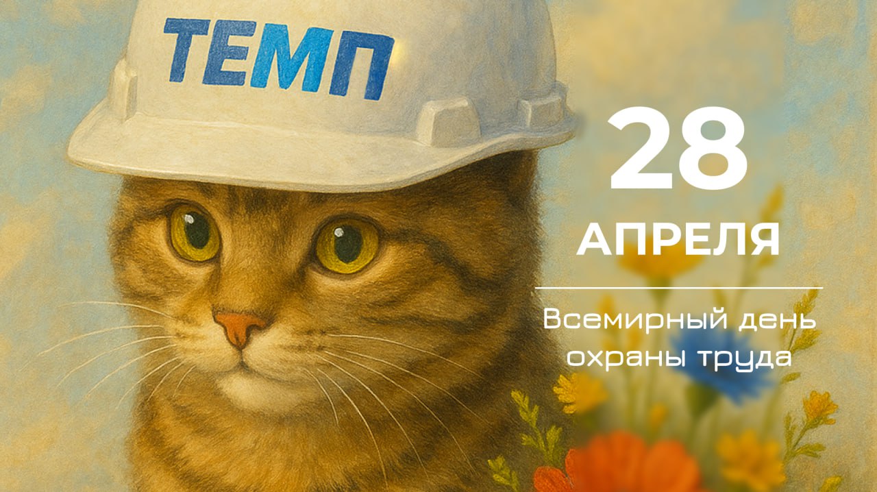 👷🏻 Сегодня Всемирный день охраны труда
ТЕМП постоянно совершенствует условия труда, внедряет современные технологии и обучает сотрудников, ведь их здоровье и реализация — главные приоритеты холдинга | Сетка — социальная сеть от hh.ru