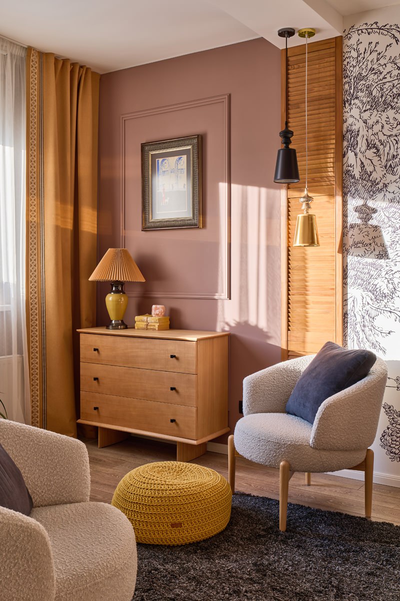 Стены-хамелеоны, качели в гостиной и рукотворный декор — дизайнер Диана Шубина играет цветом и светом, складывая свой интерьерный «пазл». Смотрите на сайте wajournal.ru | Сетка — социальная сеть от hh.ru