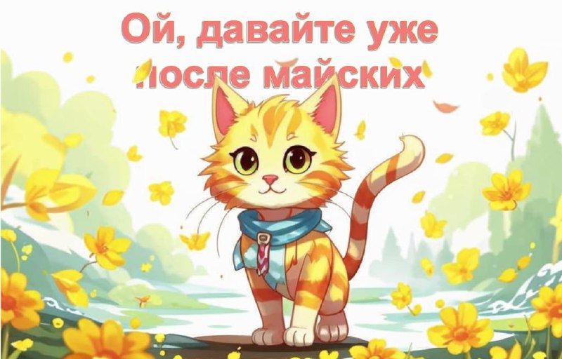 Всем прекрасно отдохнуть!
Следующие посты давайте уже после майских
До встречи 12 мая | Сетка — социальная сеть от hh.ru