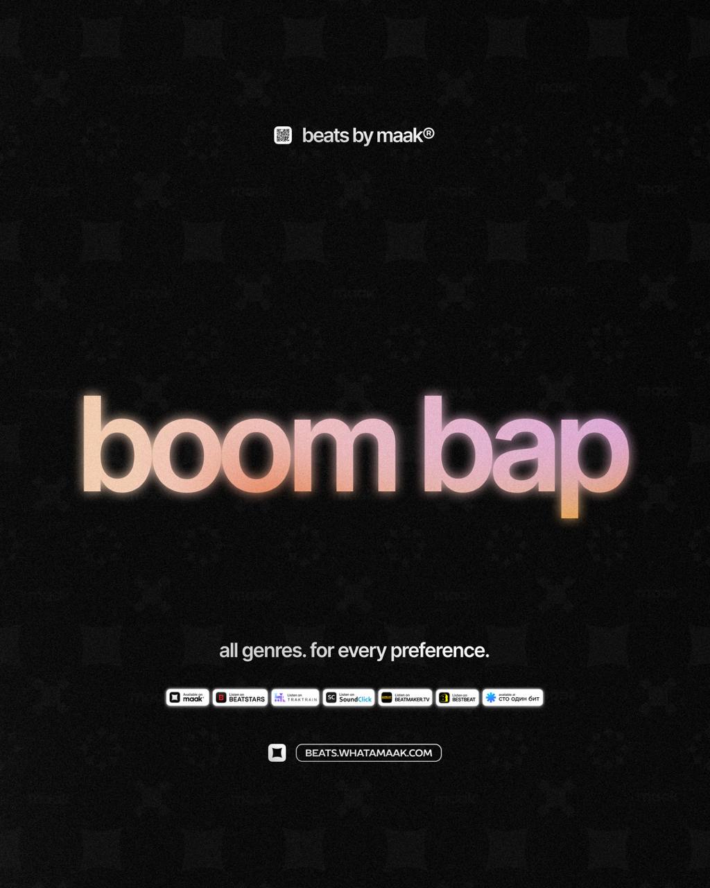 ⚡️ «Boom Bap биты» ╳ от maak®ℹ️ В нашем каталоге более 400 различных аранжировок, в самых популярных жанрах, на любой вкус и предпочтения | Сетка — социальная сеть от hh.ru