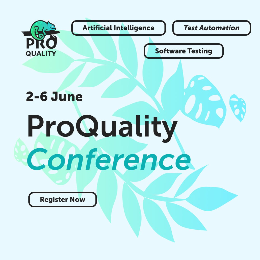 🎤 Коллеги из сообщества ProQuality организовывают бесплатную онлайн конференцию ProQuality 2025, посвященную тестированию ПО.
📅 Дата: 2-6 июня 2025 г | Сетка — социальная сеть от hh.ru