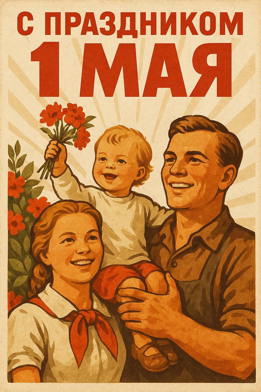 С Праздником весны и труда, друзья!
1 Мая — не просто выходной. Это день про уважение.
К тем, кто трудится честно и с огоньком. Кто строит, создаёт, держит всё на себе — день за днём | Сетка — социальная сеть от hh.ru