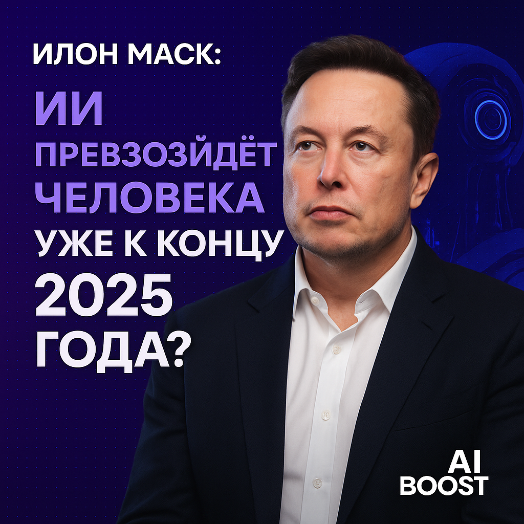 Илон Маск: ИИ превзойдёт человека уже к концу 2025 года? | Сетка — социальная сеть от hh.ru