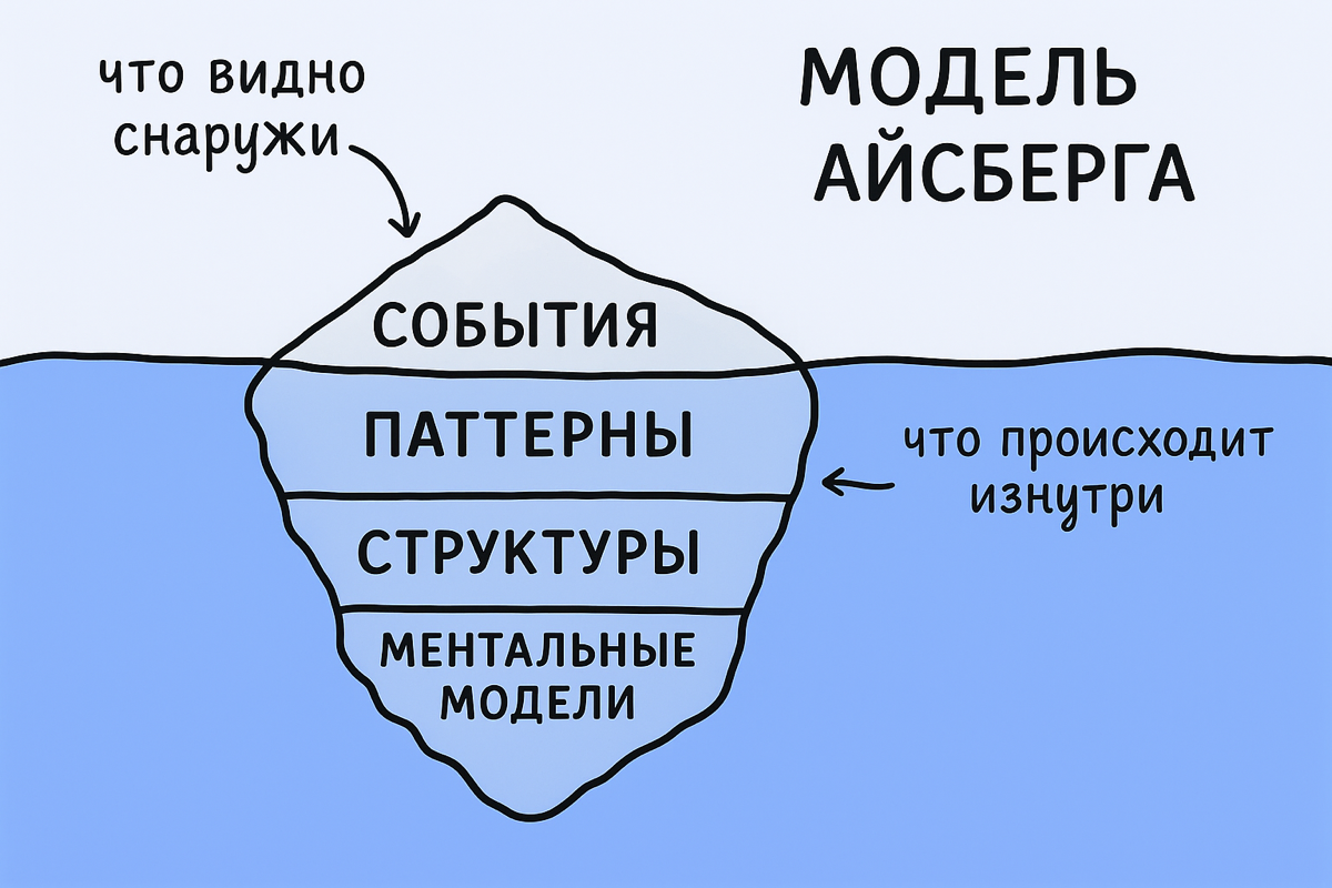 Айсберг системного мышления. Как растить продукт и команду? | Сетка — социальная сеть от hh.ru
