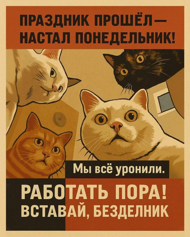 Понедельник - вечный праздник 🤪 | Сетка — социальная сеть от hh.ru