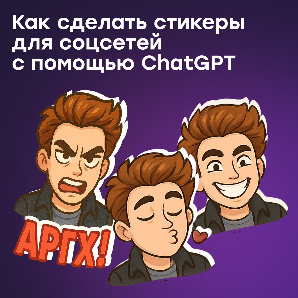 Стикеры для ТГ с помощью ChatGPT: пошаговый план | Сетка — социальная сеть от hh.ru