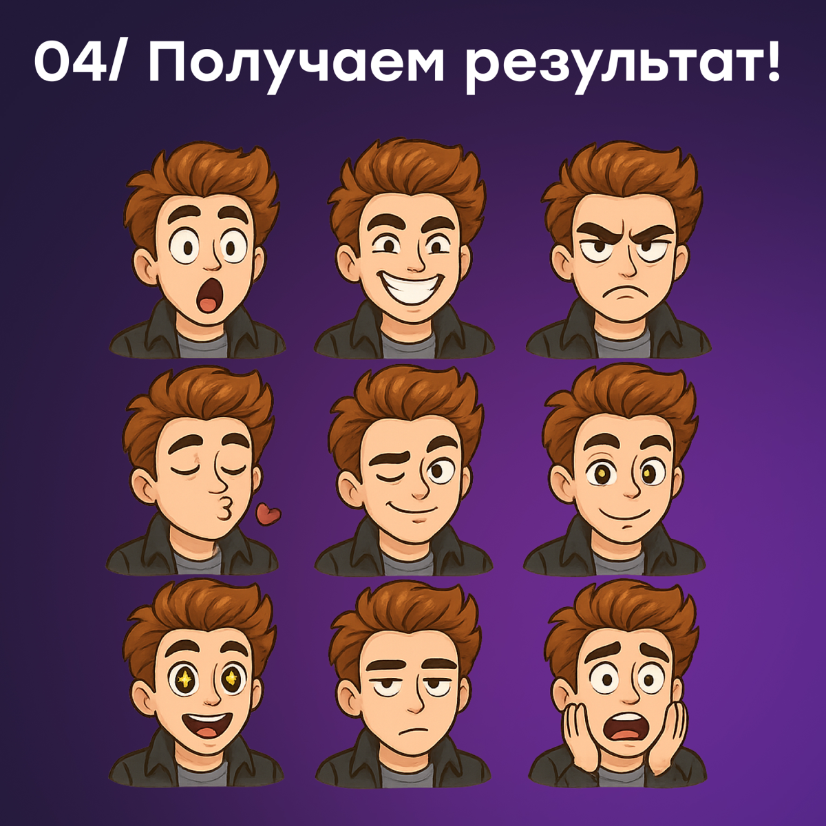 Стикеры для ТГ с помощью ChatGPT: пошаговый план | Сетка — социальная сеть от hh.ru