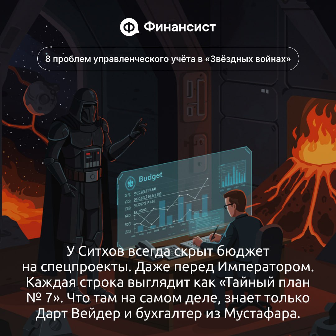 🪐 Как ведут управленческий учёт в «Звёздных войнах»
Мы пересмотрели все эпизоды «Звёздных войн» — от «Призрачной угрозы» до «Восстания» — и поняли: далёкой-далёкой галактике очень не хватает грамотног... | Сетка — социальная сеть от hh.ru
