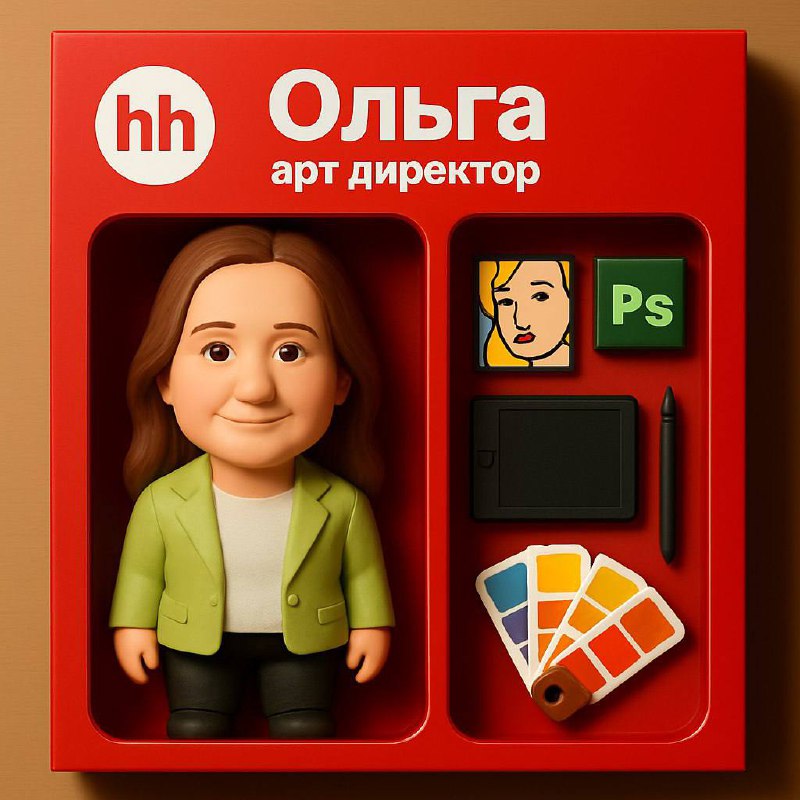 Персональная кукла от hh и ИИ
По случаю Дня труда hh организовал активность - создал бота, который генерит по фото куклу вашей профессии | Сетка — социальная сеть от hh.ru
