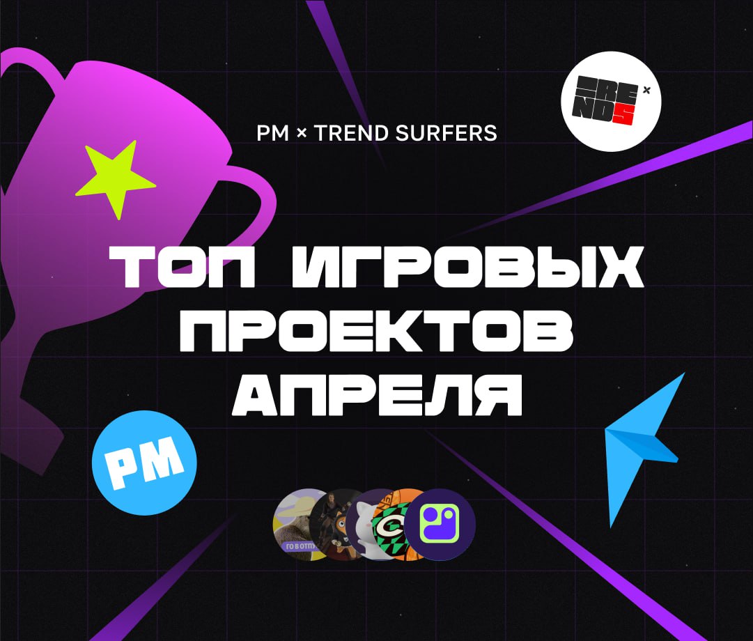 ТОП ИГРОВЫХ ПРОЕКТОВ АПРЕЛЯ
Привет, это Бодя! Надеюсь, у вас в самом разгаре майские праздники, а рабочие деньки не в тягость | Сетка — социальная сеть от hh.ru