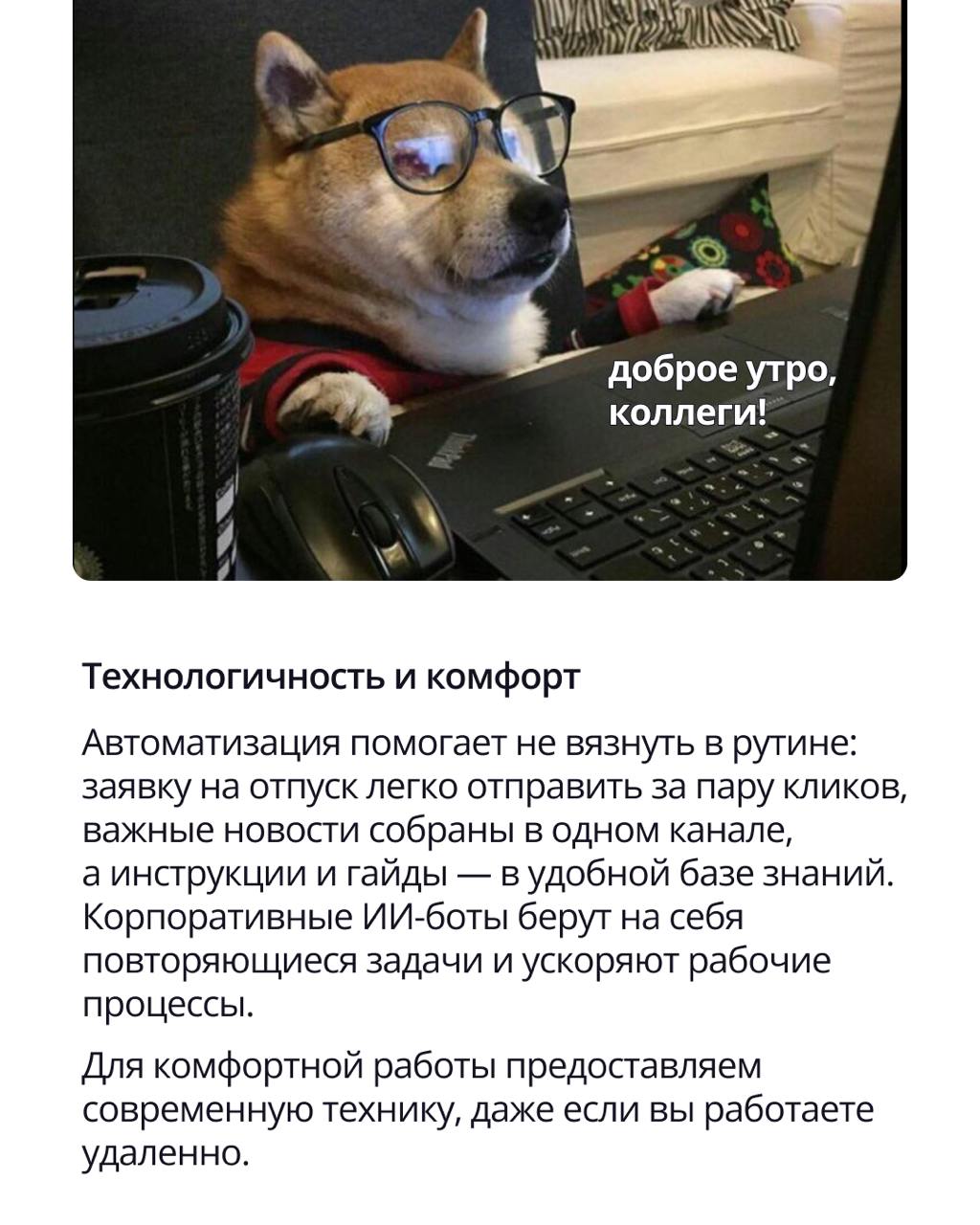 🟣 Работа в хорошей компании — это не только про зарплату и интересные задачи
Это про среду, в которой хочется расти, делиться идеями и не считать минуты до конца дня | Сетка — социальная сеть от hh.ru