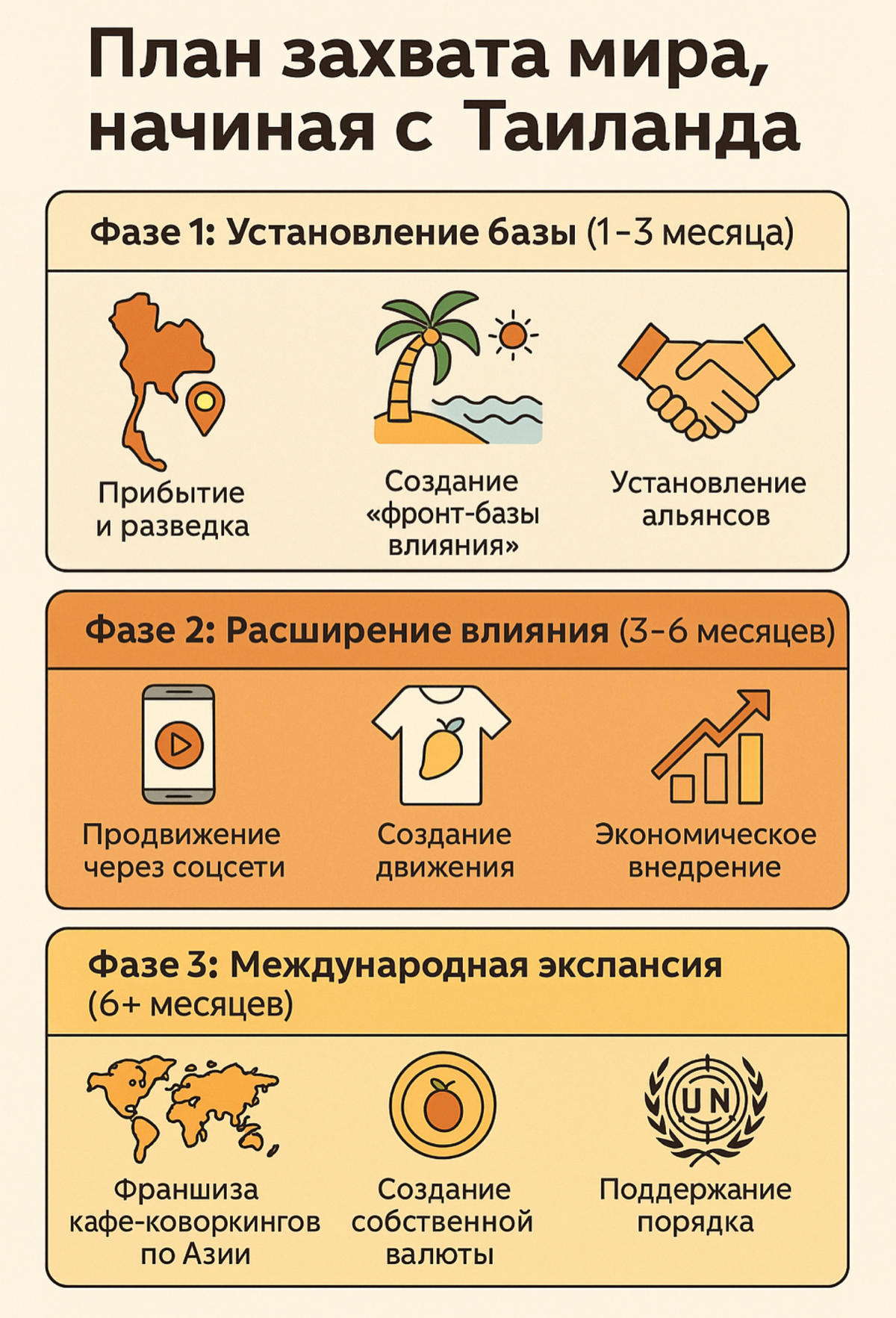 Пошаговый план захвата мира 🌎 | Сетка — социальная сеть от hh.ru