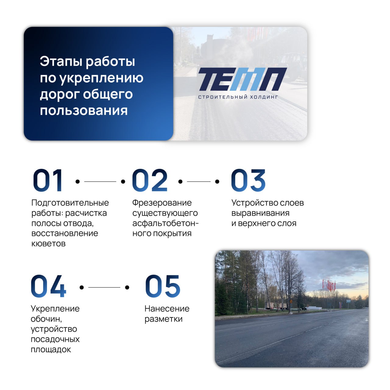 Дорожники ТЕМП проделали большую работу изавершили ремонт еще одного участка дороги СПб – Ручьи!
Что сделано:
👉 восстановлены кюветы;
👉 расчищены полосы отвода;
👉 уложено два слоя асфальта на 2-х км;
... | Сетка — социальная сеть от hh.ru