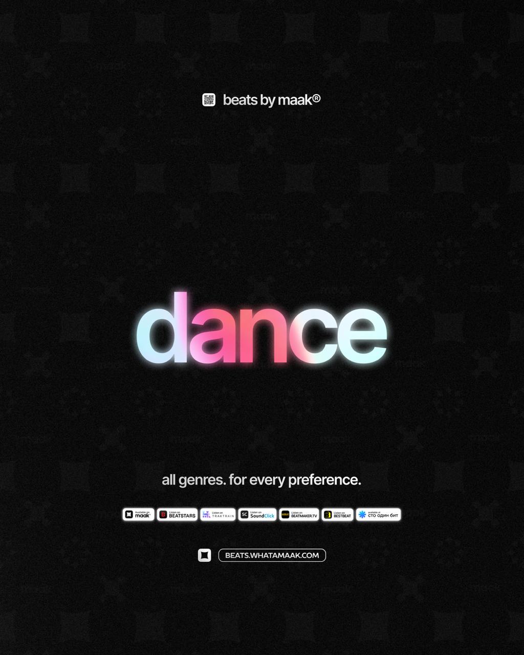 💛 «Dance биты» ╳ от maak®ℹ️ В нашем каталоге более 400 различных аранжировок, в самых популярных жанрах, на любой вкус и предпочтения | Сетка — социальная сеть от hh.ru