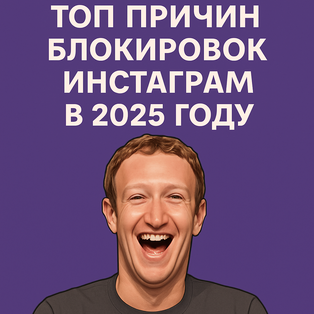 Заблокировали инстаграм? Основные причины в 2025 году | Сетка — социальная сеть от hh.ru