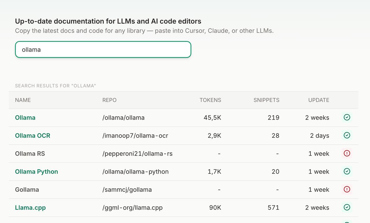 Не спали всю ночь потому что искали свежую документацию по LLM или AI?
Чувствуете что вот вот сгорит целый выходной?
Держите! https://context7.com/ пользуйтесь! | Сетка — социальная сеть от hh.ru