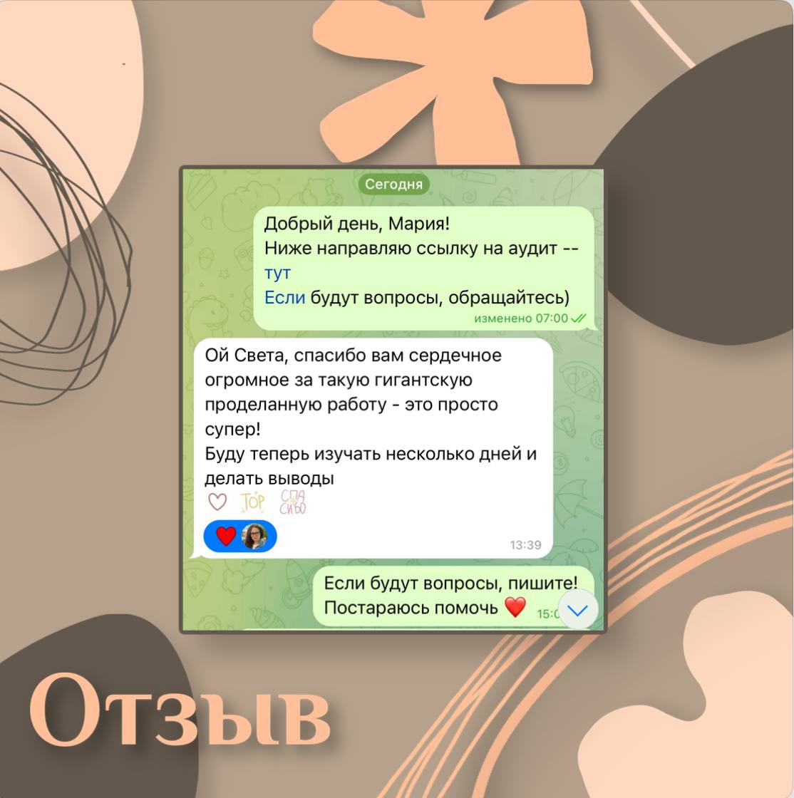 Ну, как же приятно получать такие отзывы о проделанной работе
Запрос пришел прям накануне отпуска, когда я была максимально не в кондиции | Сетка — социальная сеть от hh.ru