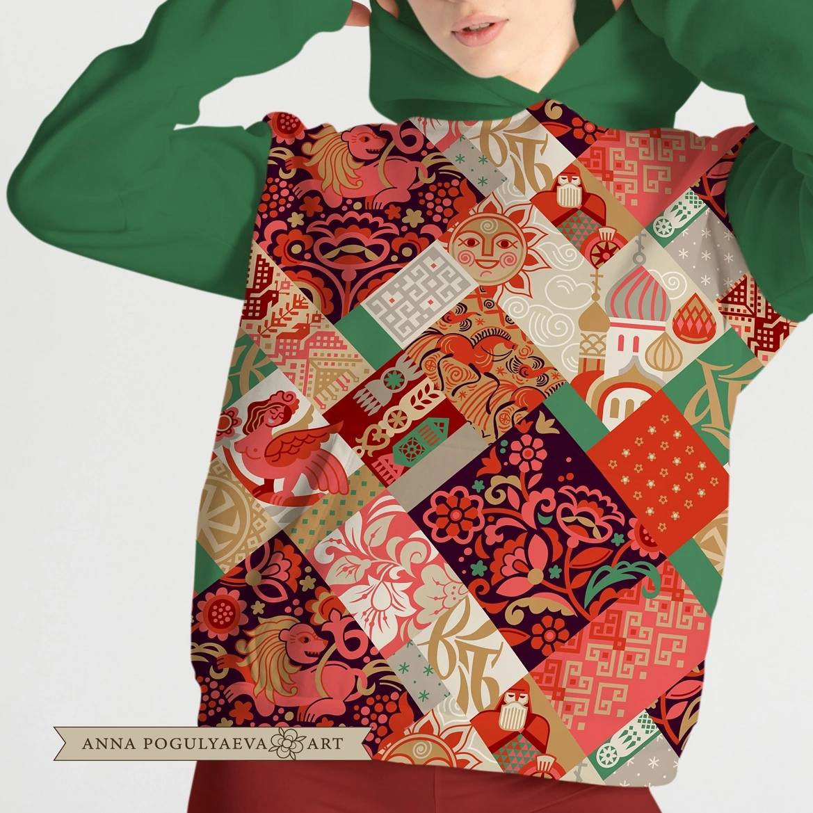 Принт для ткани "Русский мир". Имитация лоскутного шитья | Сетка — социальная сеть от hh.ru