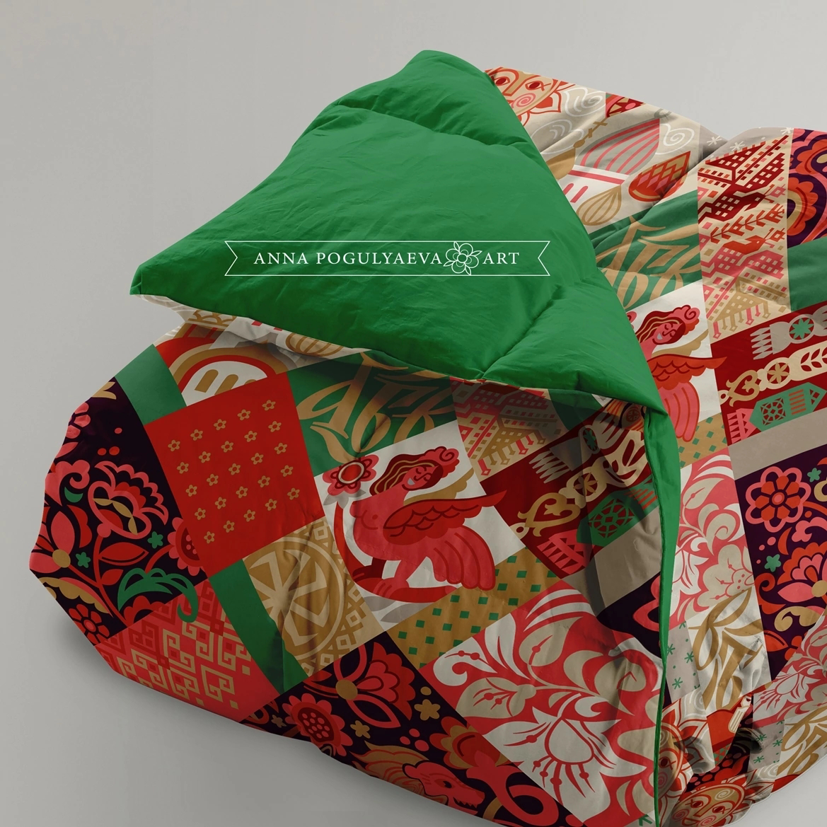 Принт для ткани "Русский мир". Имитация лоскутного шитья | Сетка — социальная сеть от hh.ru