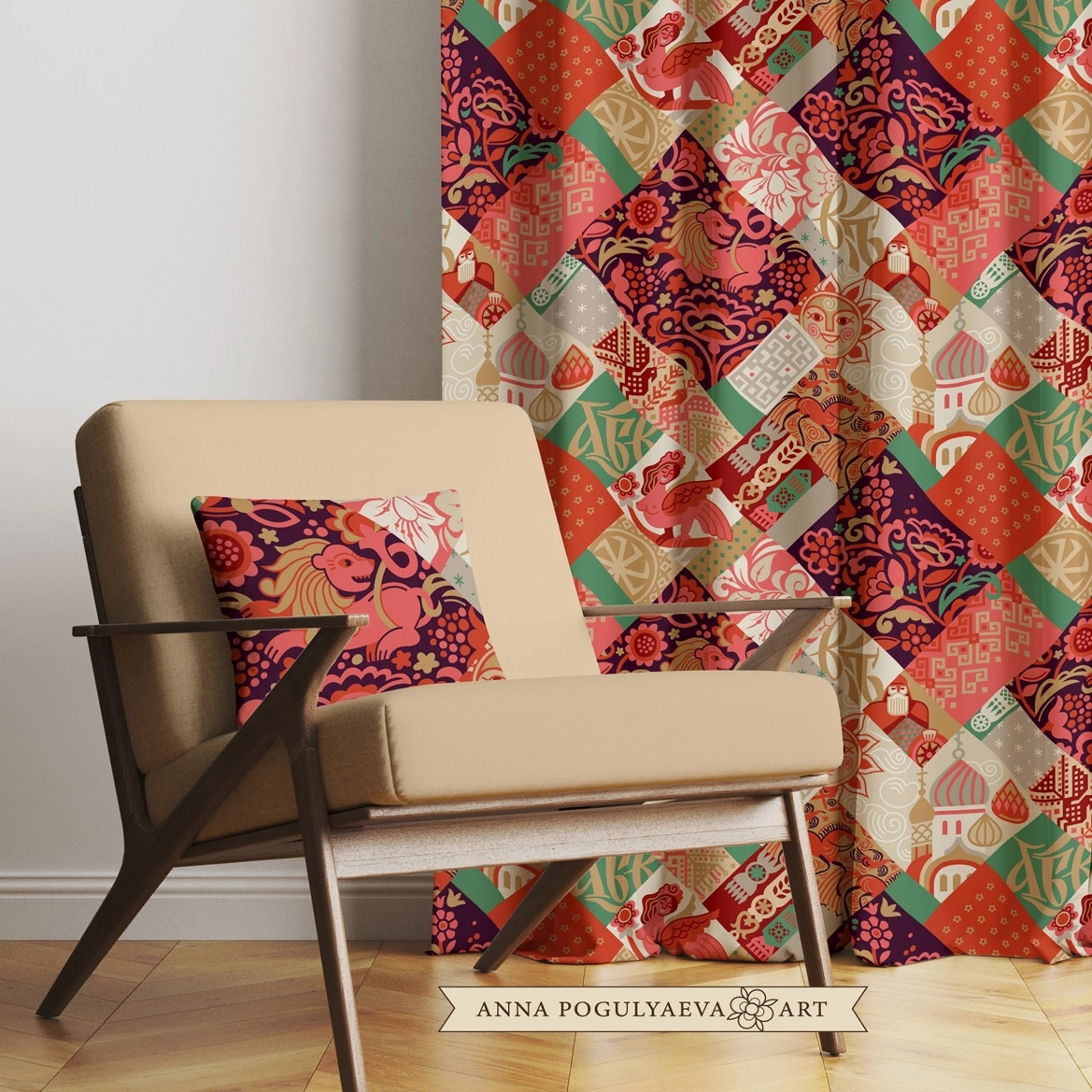 Принт для ткани "Русский мир". Имитация лоскутного шитья | Сетка — социальная сеть от hh.ru