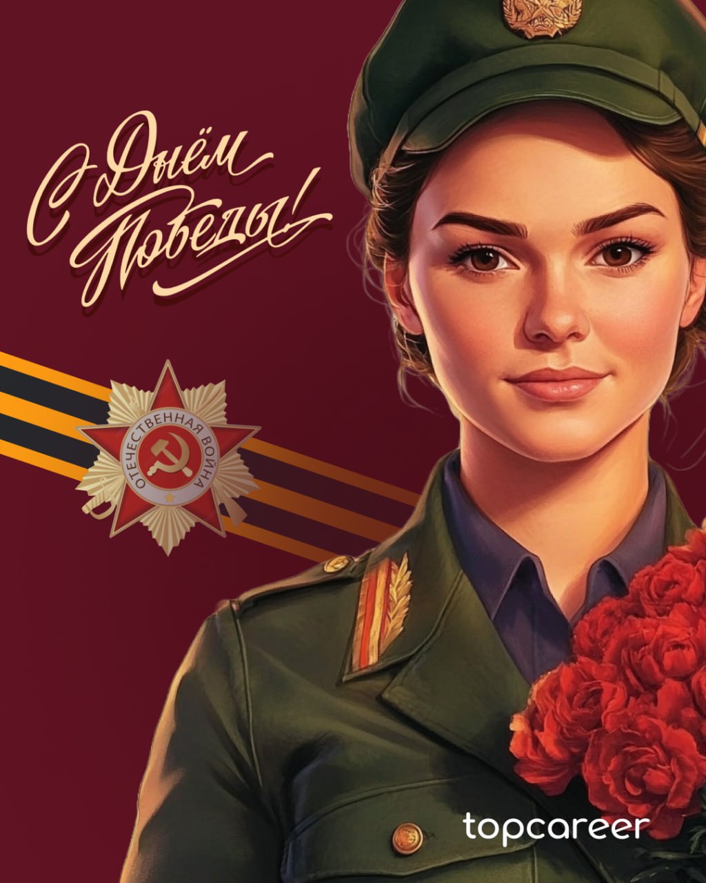 Сердечно поздравляем вас с Днём Победы — великим праздником мужества, стойкости и единства.
Этот день напоминает нам о том, как важны память, уважение к прошлому и стремление к миру в настоящем | Сетка — социальная сеть от hh.ru
