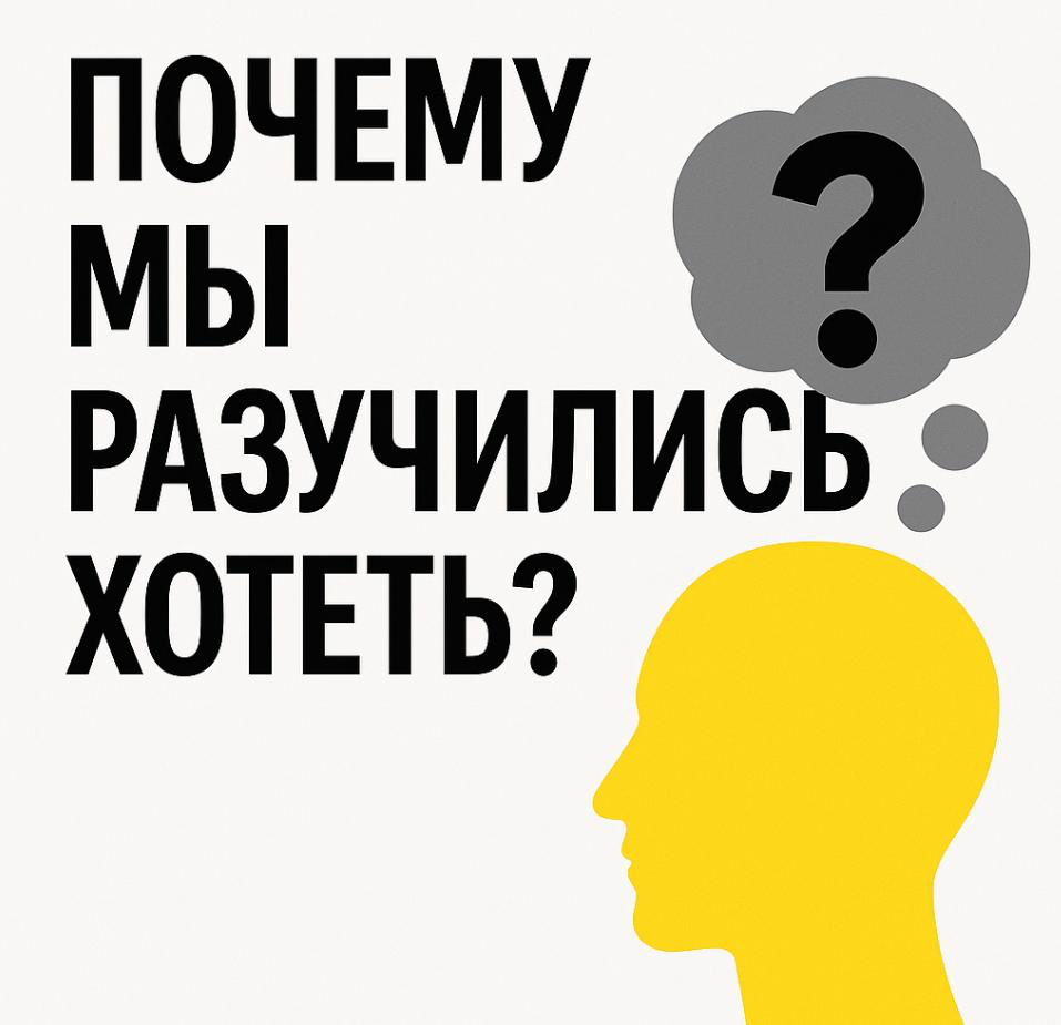 Почему мы разучились хотеть? | Сетка — социальная сеть от hh.ru