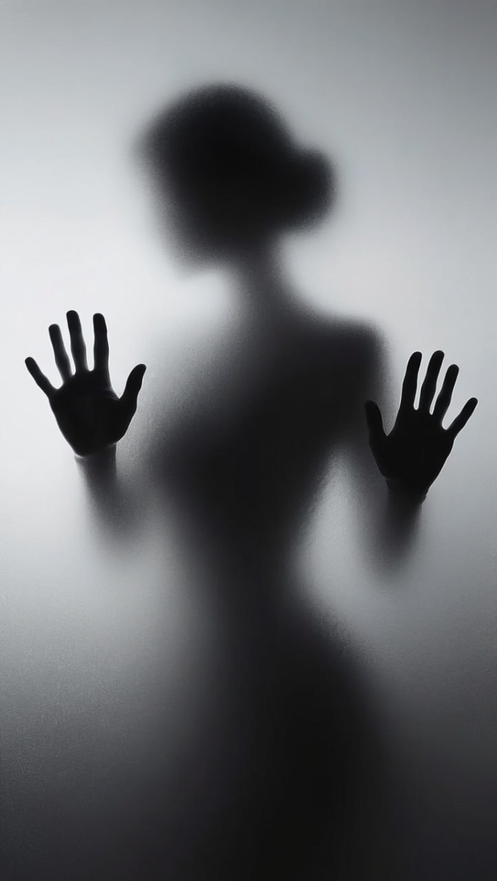 Запрос для генерации⬇️
Prompt: A black and white photograph shows the blurred silhouette of a [ТЕМА] behind a frosted or translucent surface | Сетка — социальная сеть от hh.ru