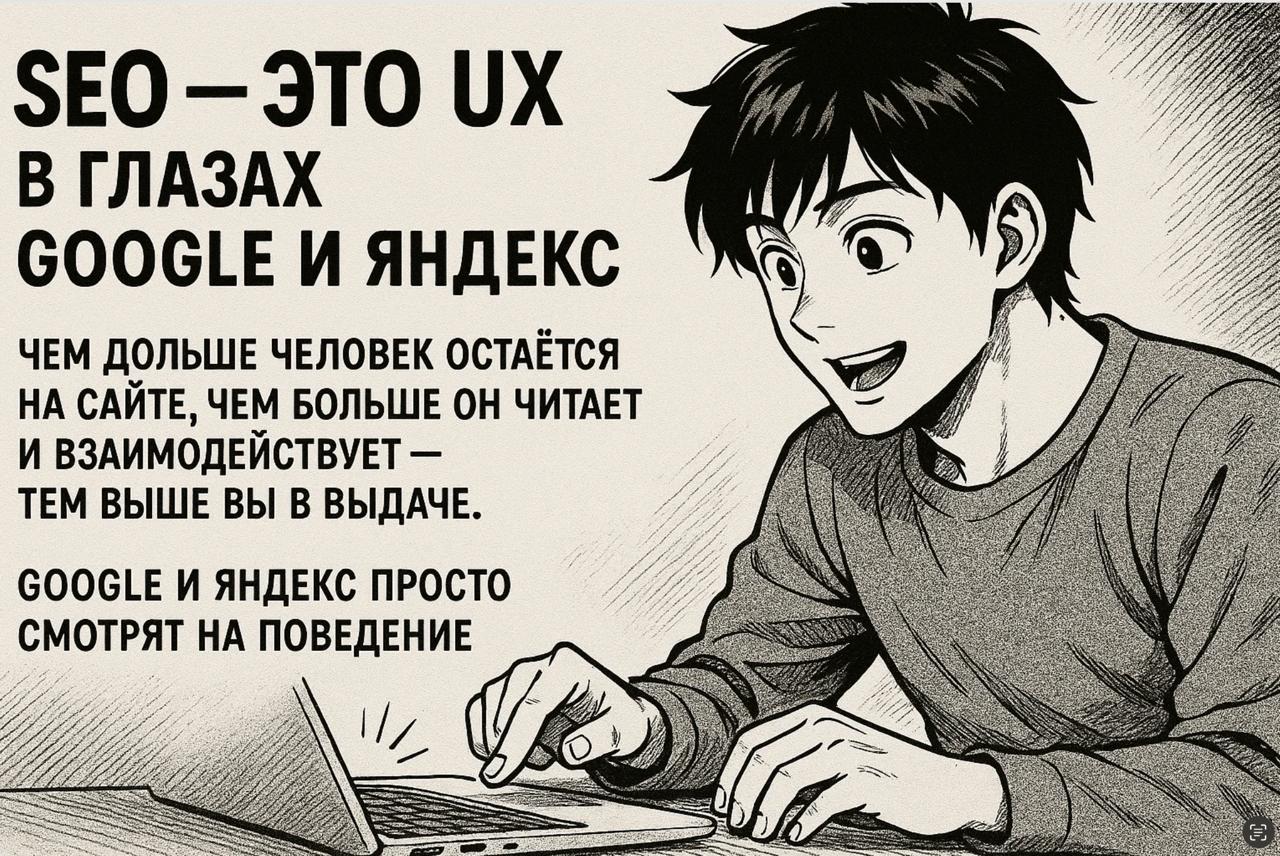 ⏪Воскресная манга ⏩
🧠 Генерация смысла через ИИ
UX — это не про кнопочки.
Это про поведение.
А поведение — это и есть SEO | Сетка — социальная сеть от hh.ru