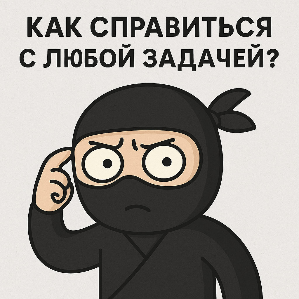 Как справиться с любой задачей?🥷
Когда-то я уже писал статью на Хабре: "Как эффективно решать проблемы в IT: 10 шагов для начинающих аналитиков". Если ещё не читали — советую заглянуть | Сетка — социальная сеть от hh.ru