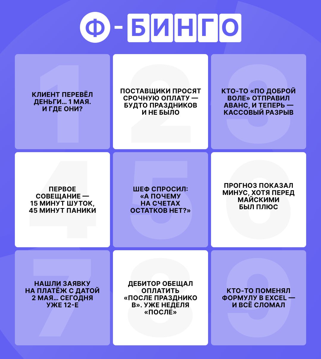 ⛅️ «Всё шло по плану… пока не начались майские»
Открываете рабочий компьютер после майских, а там… висят неоплаченные заявки, не сходятся цифры, а на отдельной вкладке — таблица с формулами, которые в... | Сетка — социальная сеть от hh.ru