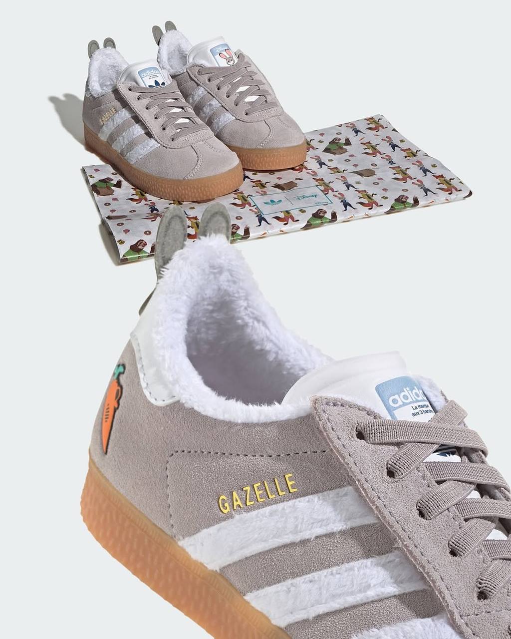 Милота, кроссовки по ЗВЕРОПОЛИСУ с зайкой Джуди анонсировал Adidas. Это модель Gazelle, которая идет в фирменной упаковке с героями мульта. Релиз назначен на лето 2025 года.
Забираю в виш-лист ✏️ | Сетка — социальная сеть от hh.ru