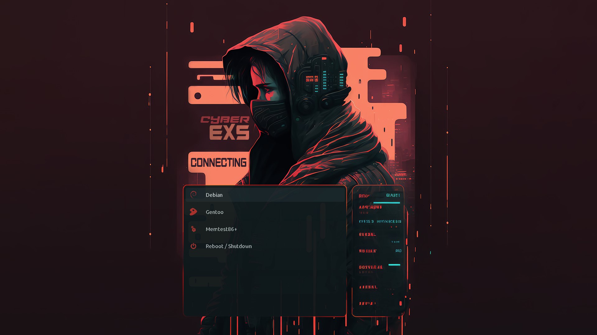Collection of decent Community-made GRUB themes
https://github.com/Jacksaur/Gorgeous-GRUB | Сетка — социальная сеть от hh.ru