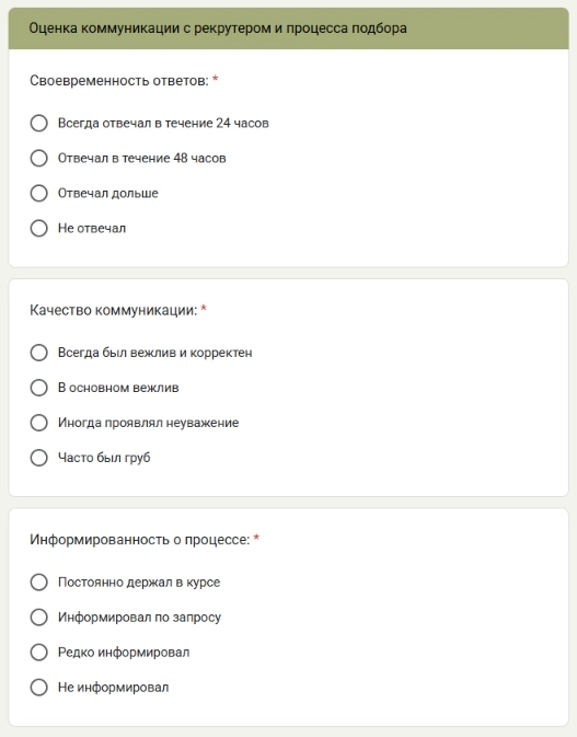 Обратная связь от кандидата: зачем и как пользоваться | Сетка — социальная сеть от hh.ru