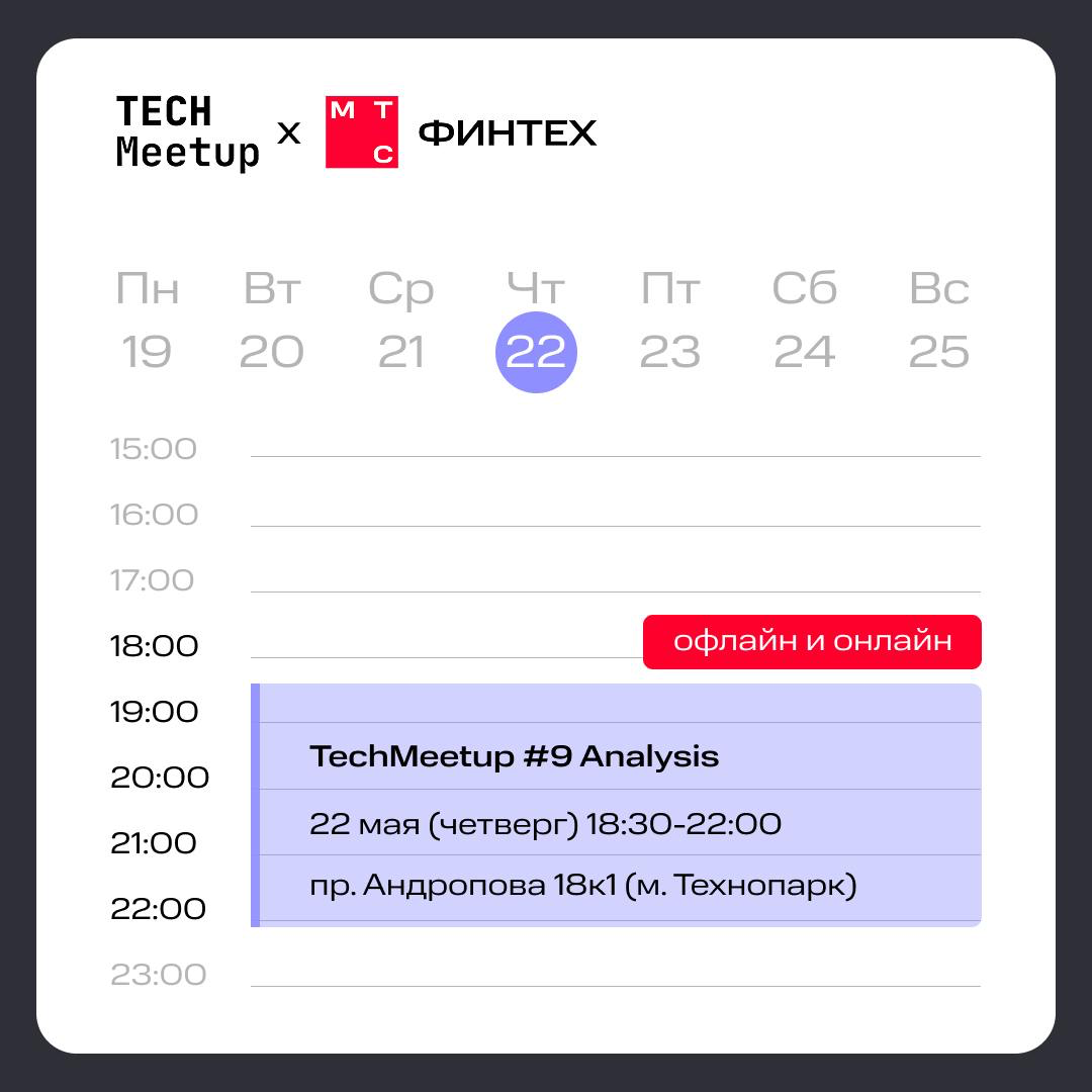 МТС Финтех x TechMeetup #9 Analysis | Сетка — социальная сеть от hh.ru