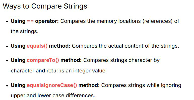 Способы сравнения строк в
Java | Сетка — социальная сеть от hh.ru