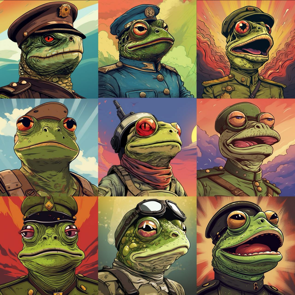 UI-дизайн приложения по мотивам культового мема — Sgt. Pepe the Frog🐸
Атмосферный стиль с комикс-иллюстрациями превращает интерфейс в эмоциональное путешествие в мир сержанта Пепе | Сетка — социальная сеть от hh.ru