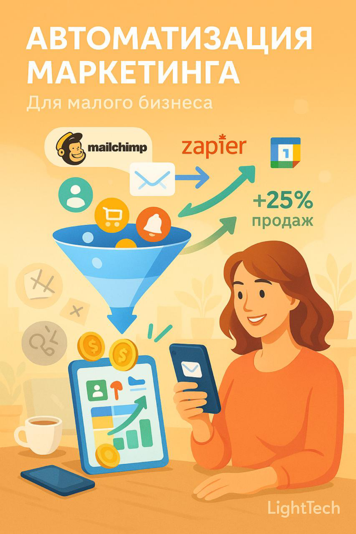 Автоматизация маркетинга: как малый бизнес побеждает без бол | Сетка — социальная сеть от hh.ru