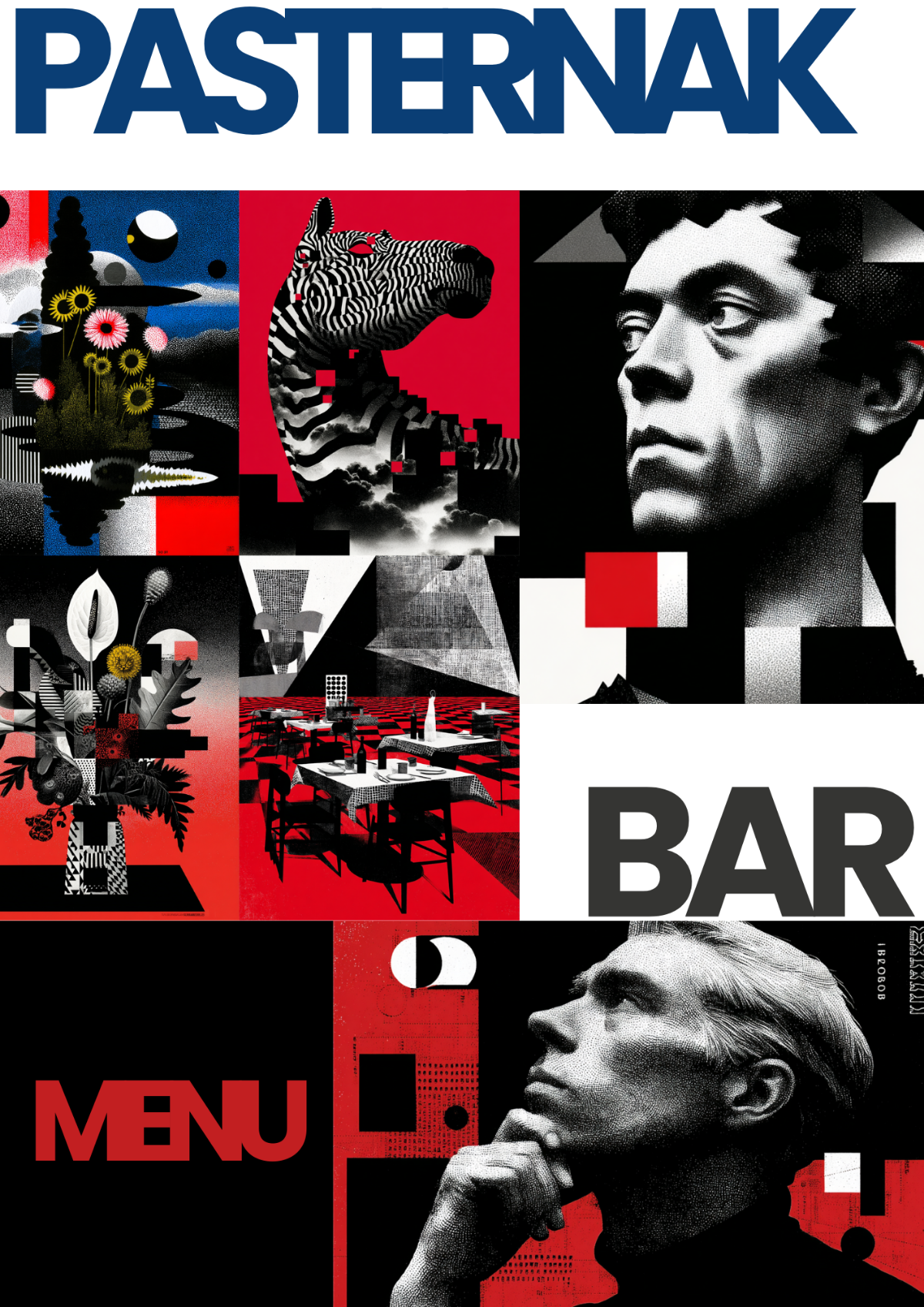 Обложка меню для бара PASTERNAK | Сетка — социальная сеть от hh.ru
