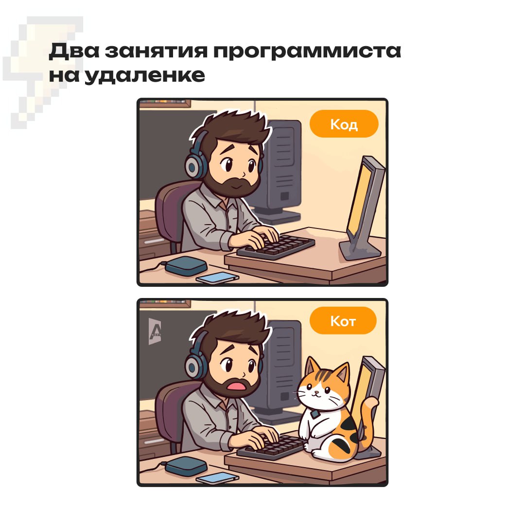 Кот или код? 🐈 | Сетка — социальная сеть от hh.ru