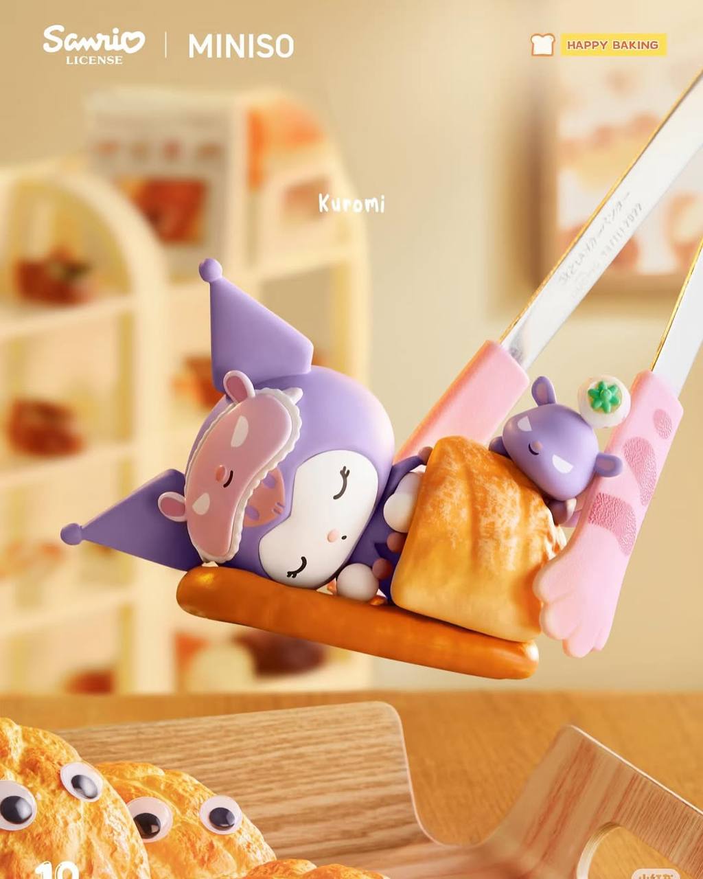Милота, Miniso представил в коллабе с ToyDonut хлебобулочную коллекцию фигурок по Hello Kitty. Все персонажи — от Kuromi, до Pompompurin — спят на багетах, донатах, булочках и печеньях | Сетка — социальная сеть от hh.ru