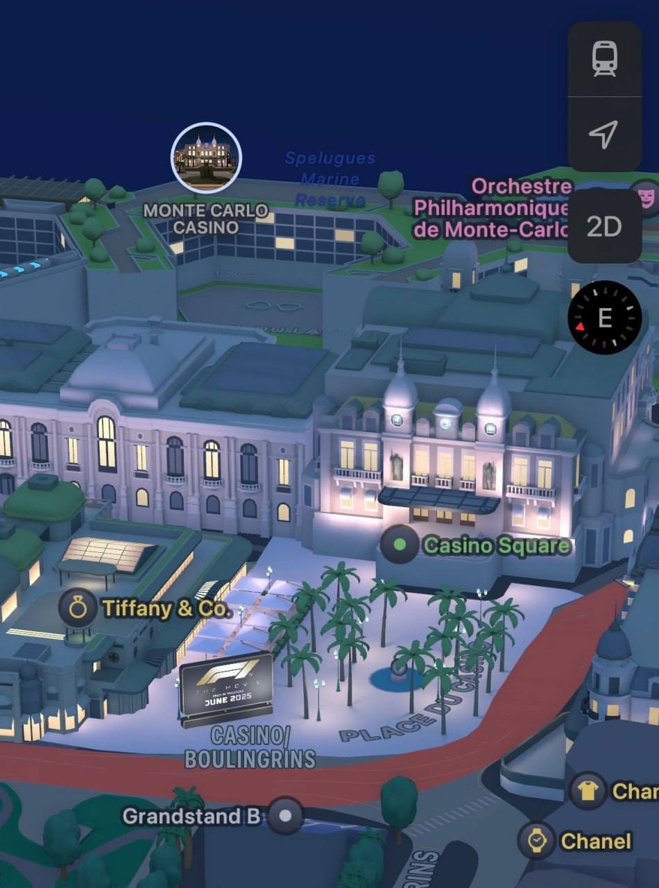 #Артем В деталях.
Apple Maps замутили тематическую карту к Гран-при Формулы-1 в Монако | Сетка — социальная сеть от hh.ru