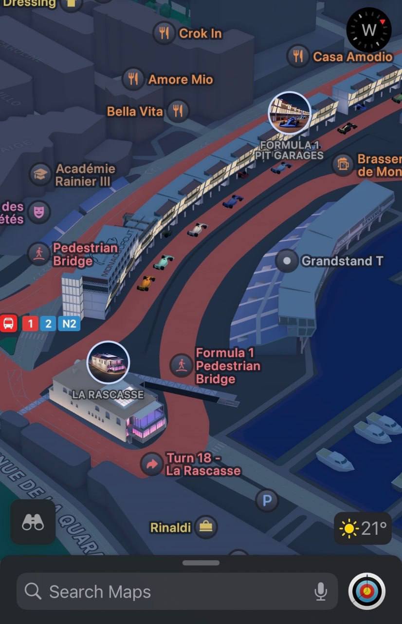 #Артем В деталях.
Apple Maps замутили тематическую карту к Гран-при Формулы-1 в Монако | Сетка — социальная сеть от hh.ru